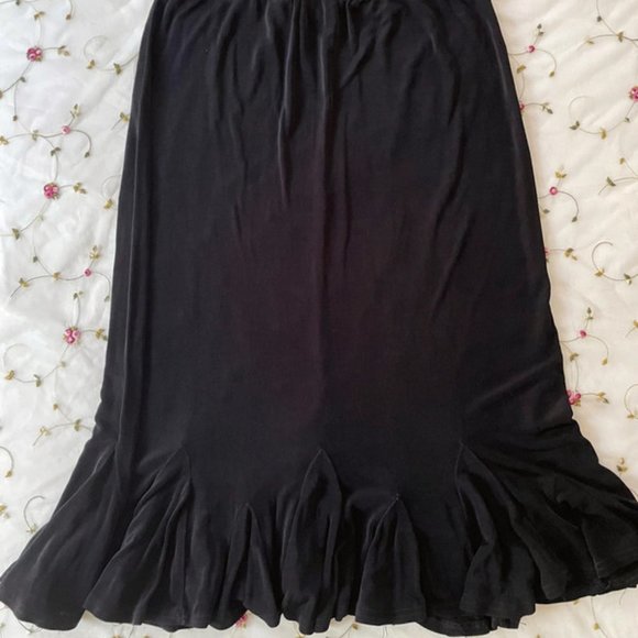 Petite Black Mini Skirt (M) (Coldwater Creek) - Picture 1 of 5